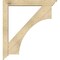 Ekena Millwork Westlake Traditional Rough Sawn Bracket w/ Offset Brace, Douglas Fir, 6"W x 40"D x 44"H BKT0604X40X44WTL01RDF - alternate 4